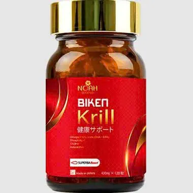 Biken Krill Viên uống dầu nhuyễn thể Superba Boost Nhật Bản