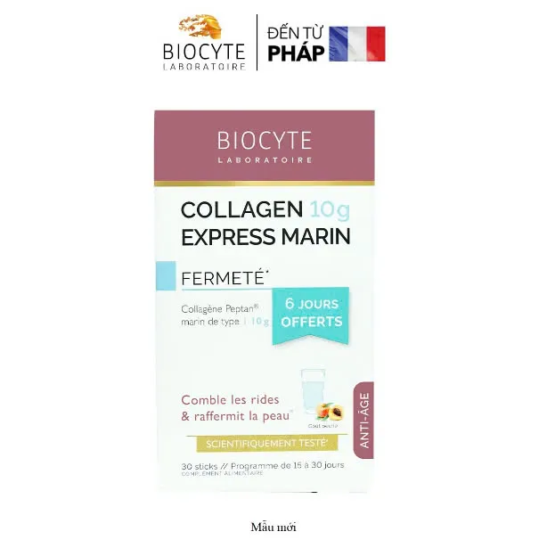 Biocyte Collagen Express Marin – Bột Uống Collagen Làm Đẹp Da 30 gói x 6g