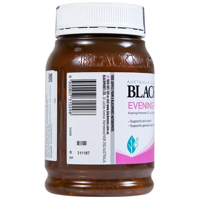 Blackmores Evening Primrose Oil - Viên uống hỗ trợ làn da khỏe mạnh, dưỡng ẩm da, giảm khô da (190 viên) 3