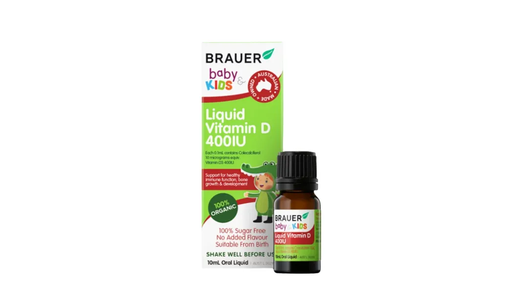 Brauer Baby & Kids Liquid Vitamin D 400IU chai 10ml 2