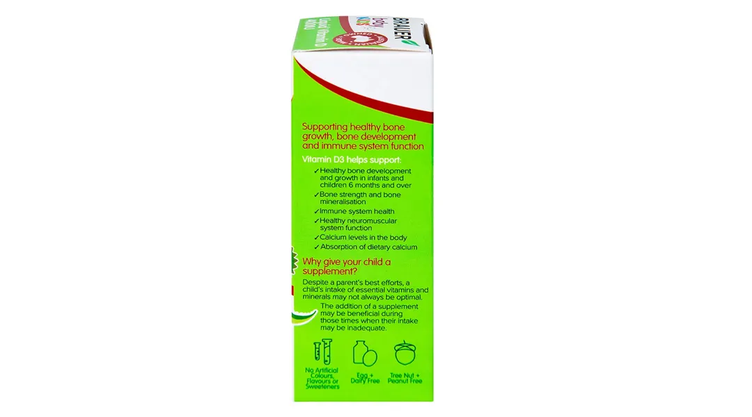 Brauer Baby & Kids Liquid Vitamin D 400IU chai 10ml 4
