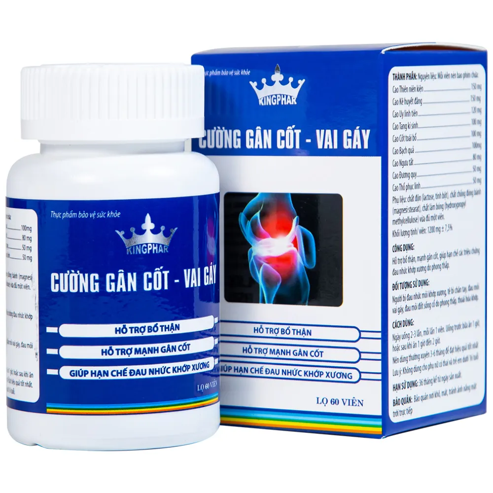 CƯỜNG GÂN CỐT - VAI GÁY KINGPHAR 60V