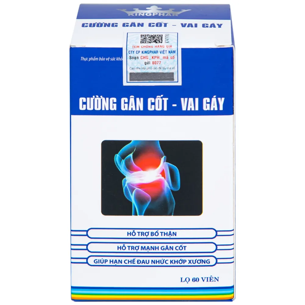 CƯỜNG GÂN CỐT - VAI GÁY KINGPHAR 60V 8