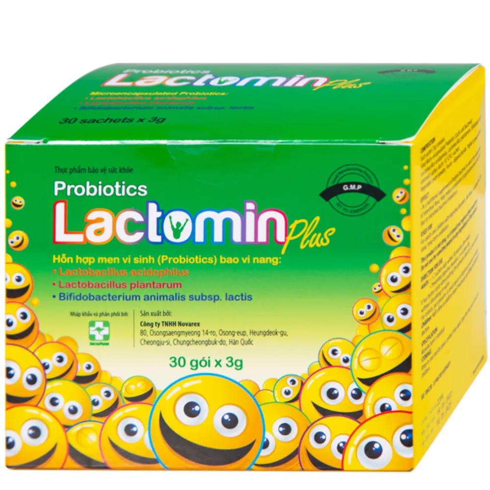 CỐM BỔ SUNG LỢI KHUẨN LACTOMIN PLUS NOVAREX 30 GÓI