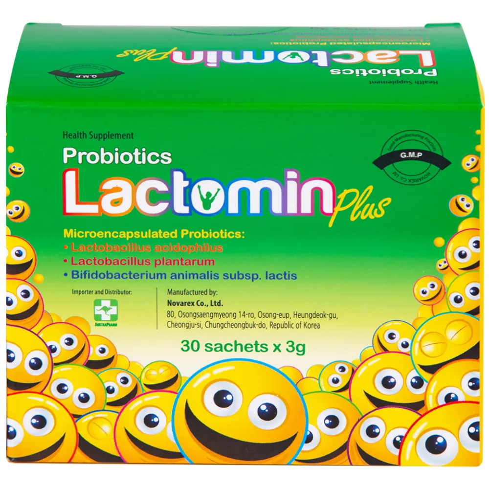 CỐM BỔ SUNG LỢI KHUẨN LACTOMIN PLUS NOVAREX 30 GÓI 13