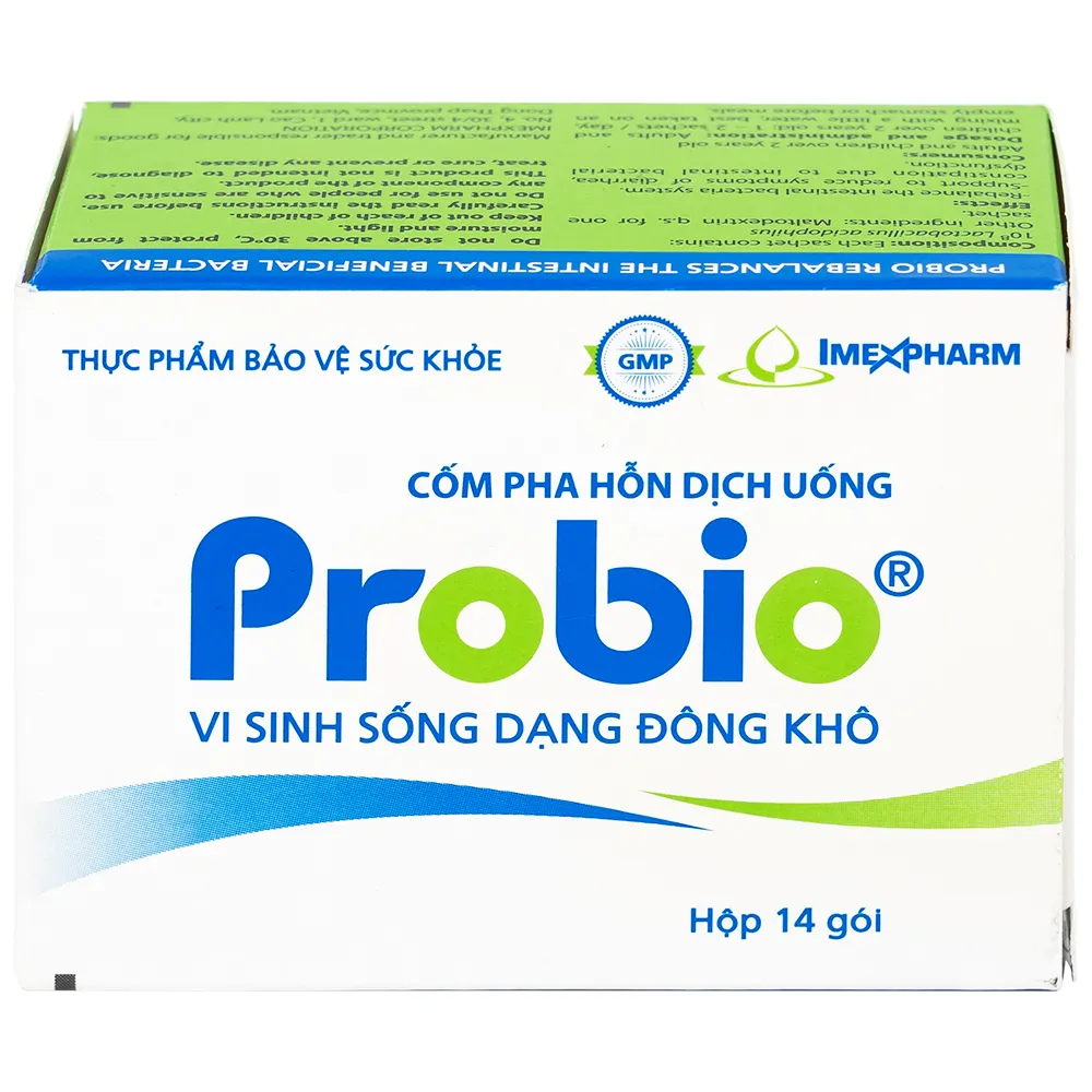 CỐM HỖ TRỢ TIÊU HÓA PROBIO IMEXPHARM 14 GÓI 4