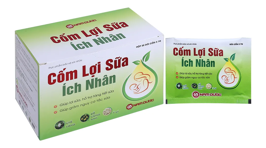Cốm Lợi Sữa Ích Nhân hộp 20g 2