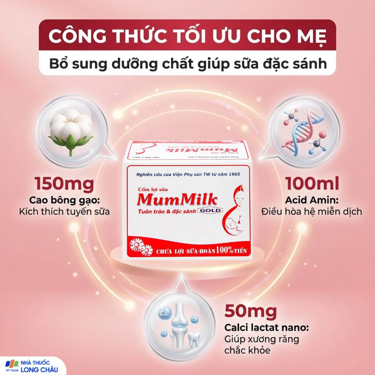 CỐM LỢI SỮA MUMMILK GOOD HEALTH 20 GÓI X 3G 4