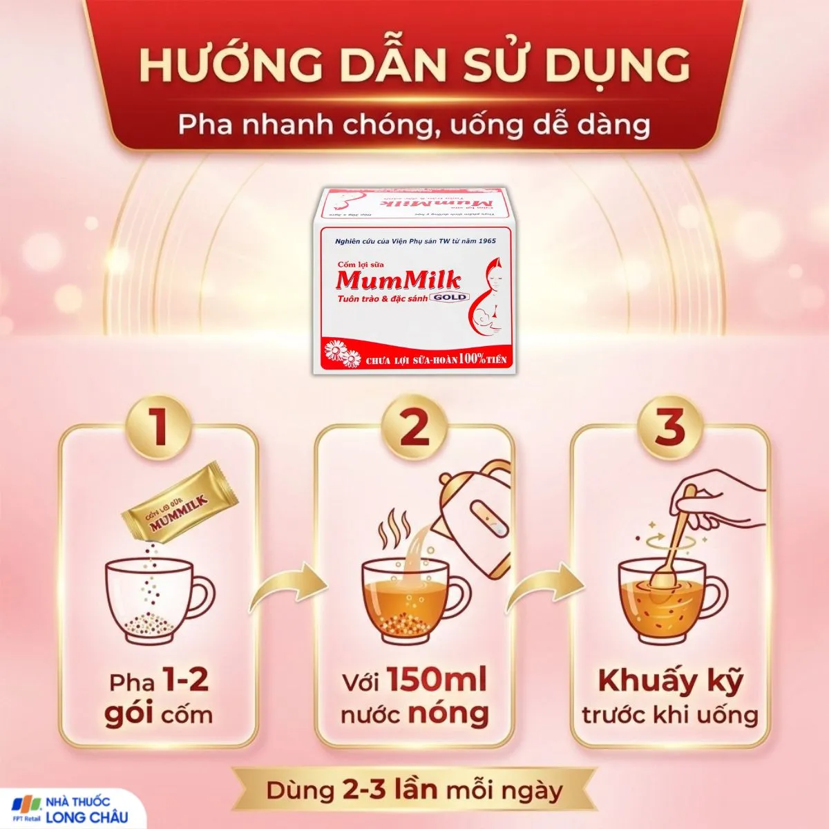 CỐM LỢI SỮA MUMMILK GOOD HEALTH 20 GÓI X 3G 5