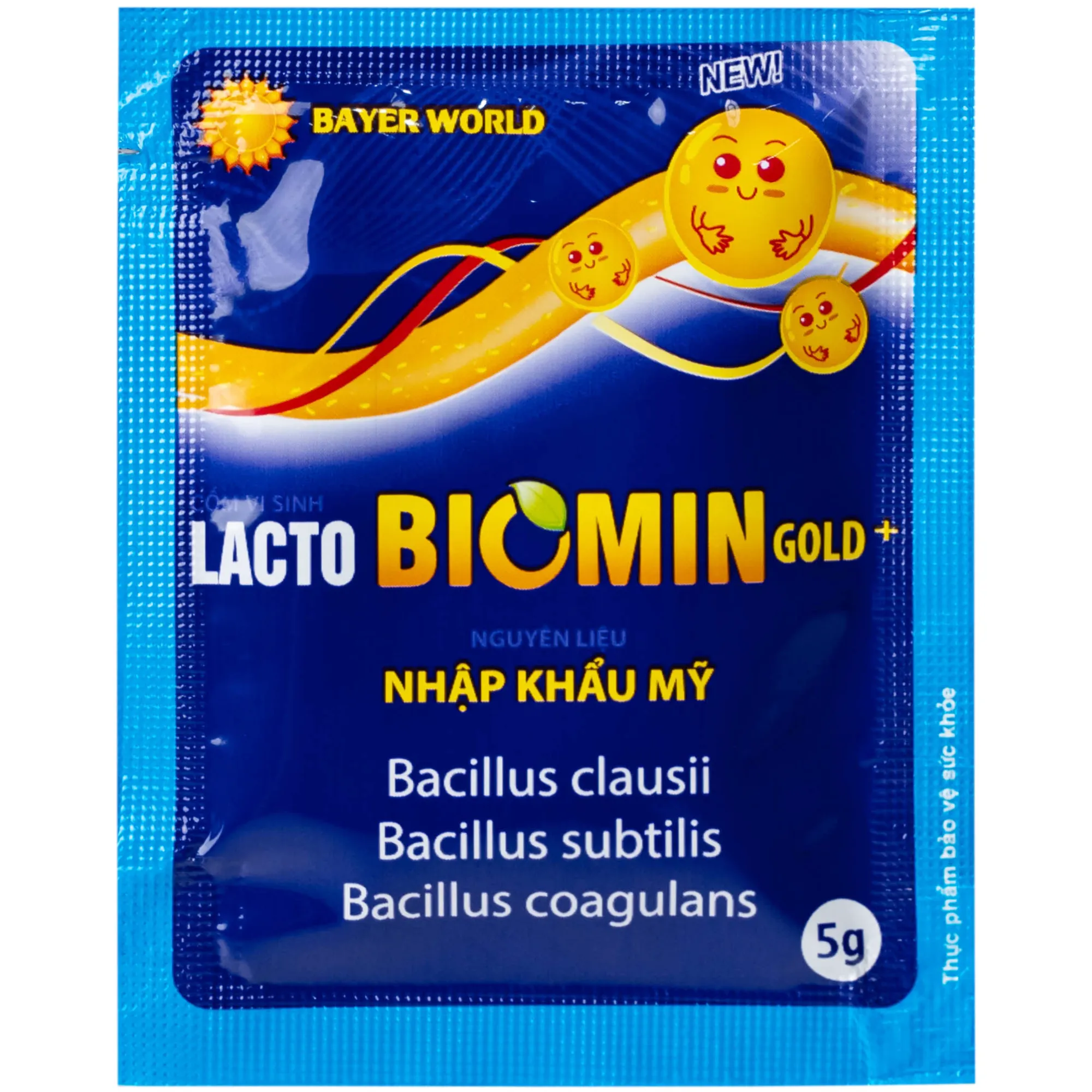 CỐM VI SINH BỔ SUNG LỢI KHUẨN ĐƯỜNG RUỘT LACTO BIOMIN GOLD+ NEW HDPHARMA 20 GÓI X 5G 11
