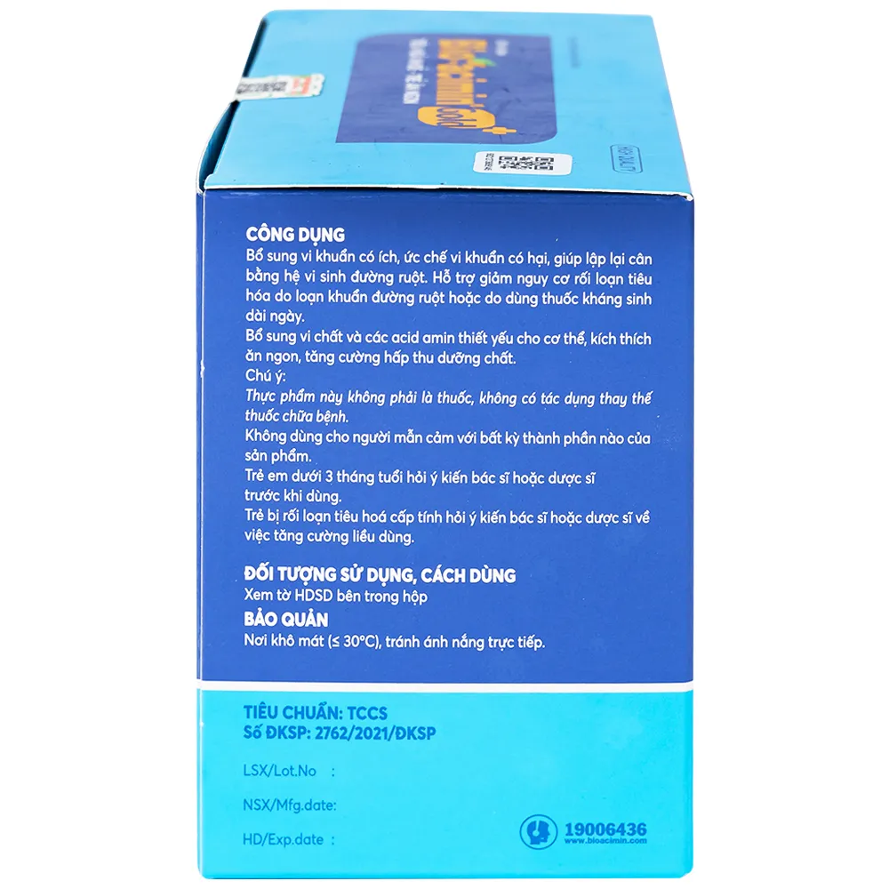 CỐM VI SINH HỖ TRỢ TIÊU HÓA BIOACIMIN GOLD MERACINE 30 GÓI 4