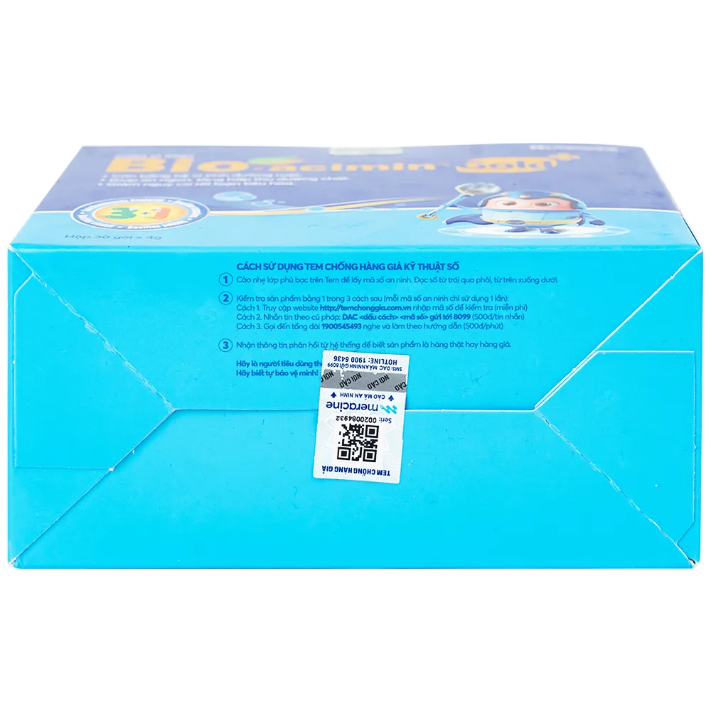 CỐM VI SINH HỖ TRỢ TIÊU HÓA BIOACIMIN GOLD MERACINE 30 GÓI 6