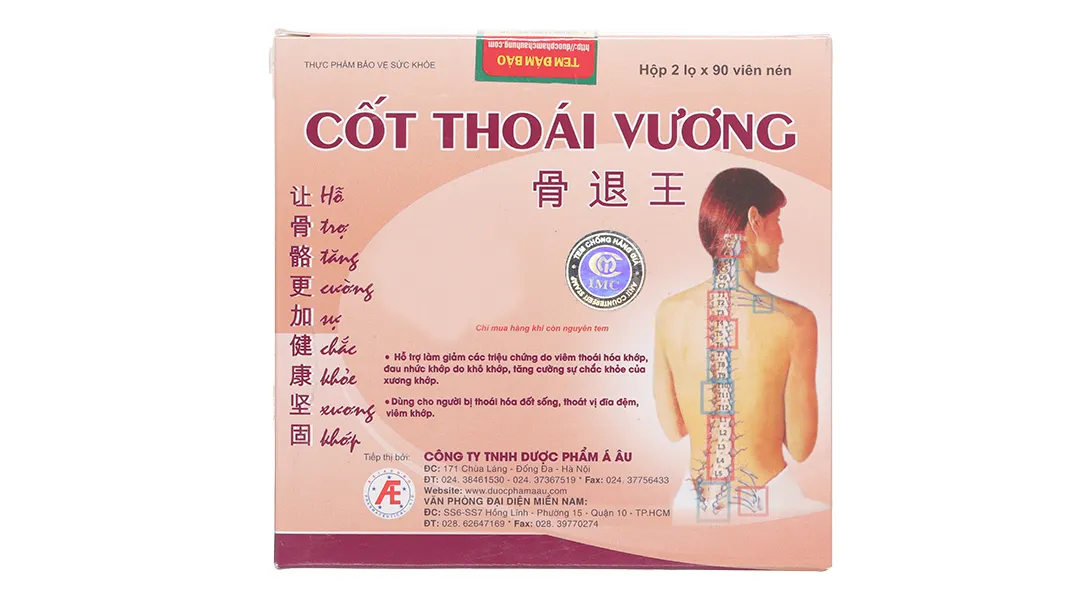Thực phẩm bảo vệ sức khoẻ: Cốt Thoái Vương 12