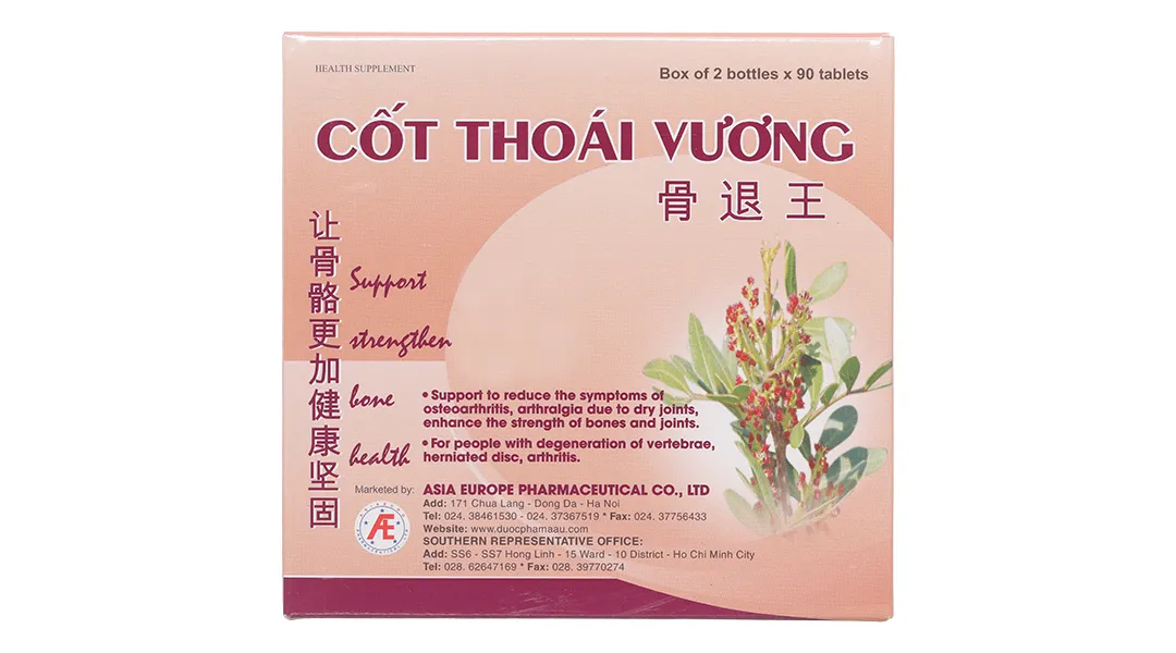 Thực phẩm bảo vệ sức khoẻ: Cốt Thoái Vương 13