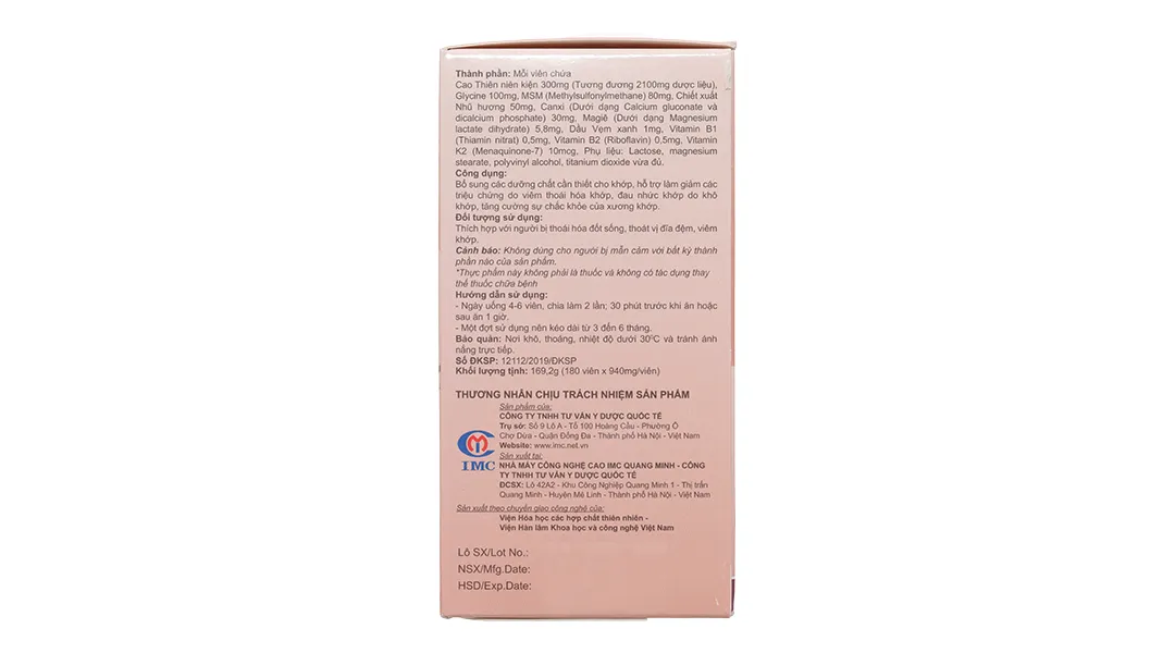 Thực phẩm bảo vệ sức khoẻ: Cốt Thoái Vương 14