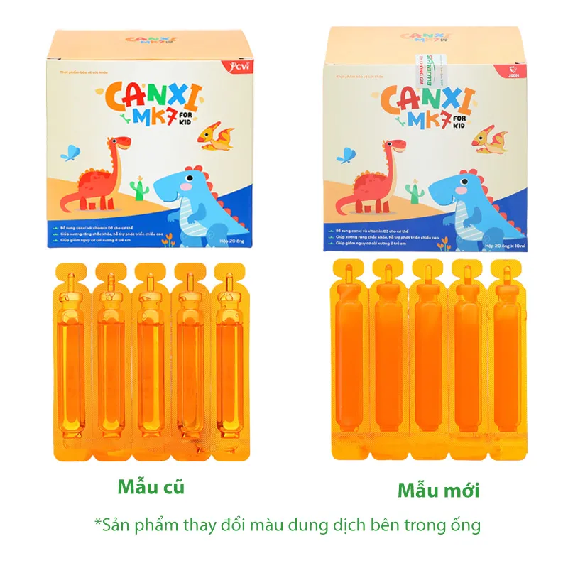 Canxi MK7 for Kid hộp 20 ống x 10ml 2