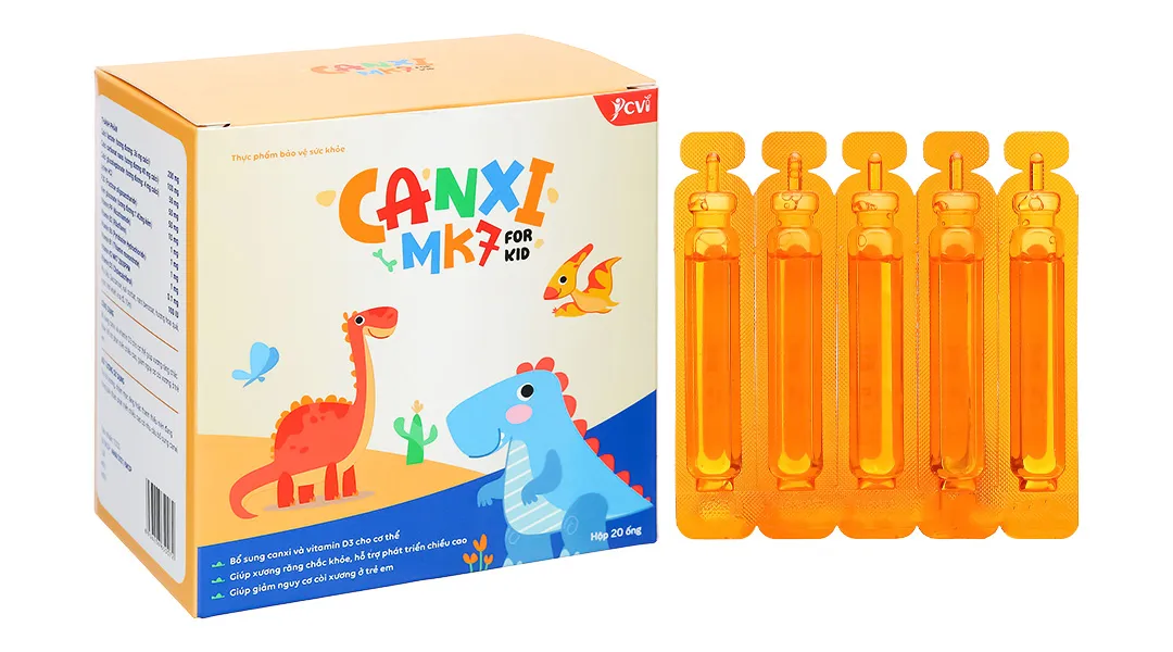 Canxi MK7 for Kid hộp 20 ống x 10ml 3