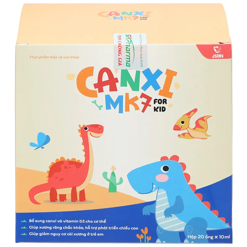 Canxi MK7 for Kid hộp 20 ống x 10ml 4