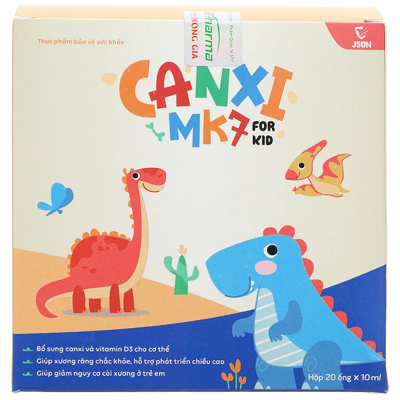 Canxi MK7 for Kid hộp 20 ống x 10ml 5