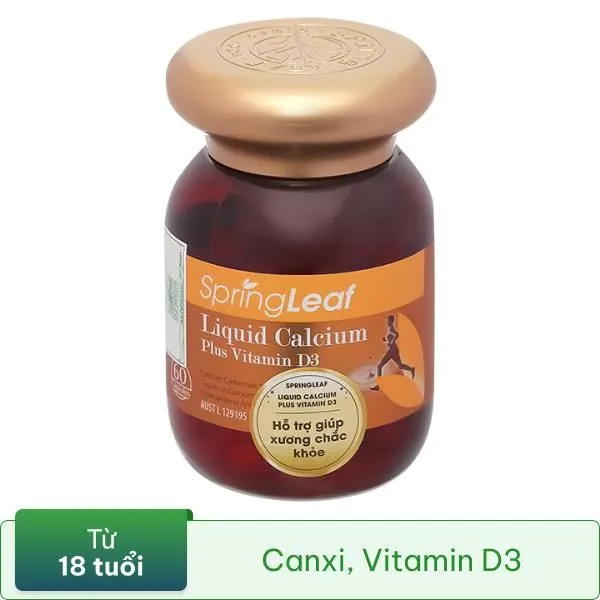 Thực phẩm bảo vệ sức khoẻ: Liquid Calcium Plus Vitamin D3
