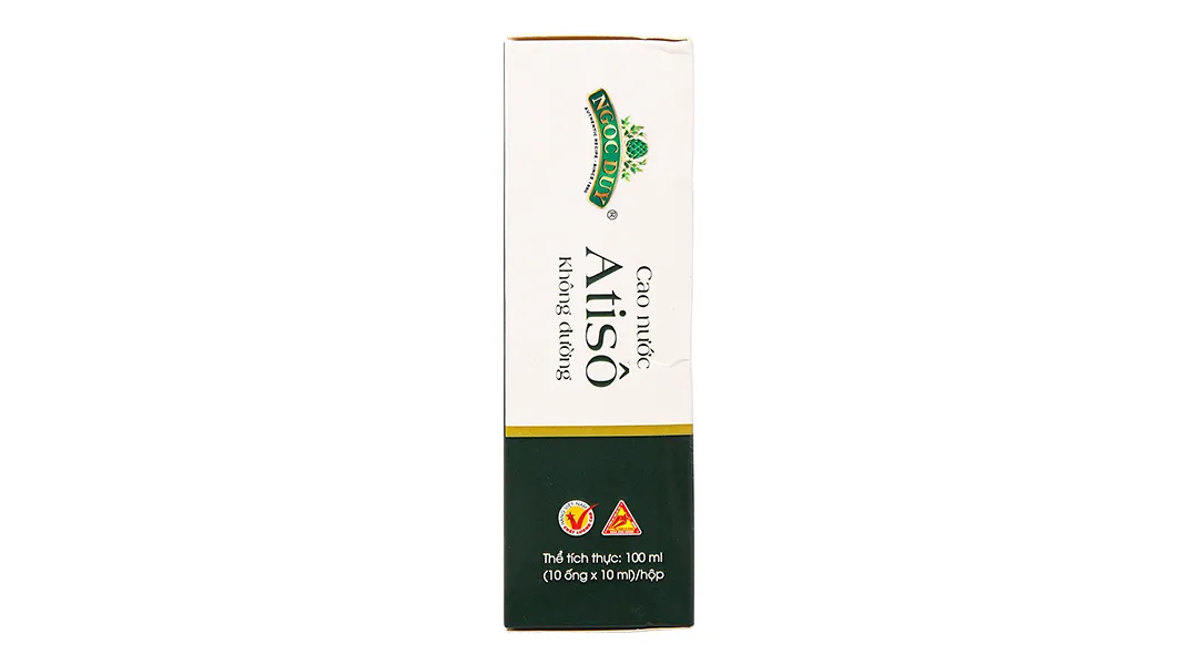 Cao Nước Atiso Ngọc Duy Không Đường hộp 10 ống x 10ml 5