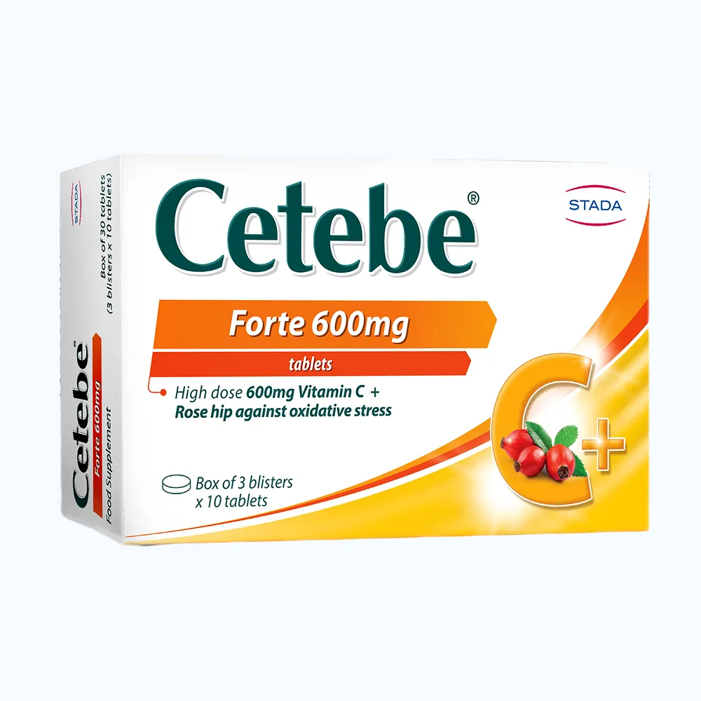Cetebe Forte tăng cường sức đề kháng và hệ miễn dịch (Hộp 30 viên) 2