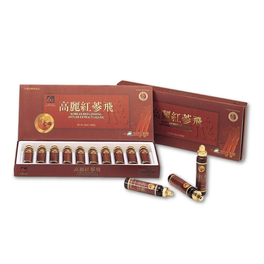 Chiết xuất hồng sâm nhung hươu Hàn Quốc - Korean Thien Red Ginseng Antler Extract Liquid Gold (20ml x 10 chai)