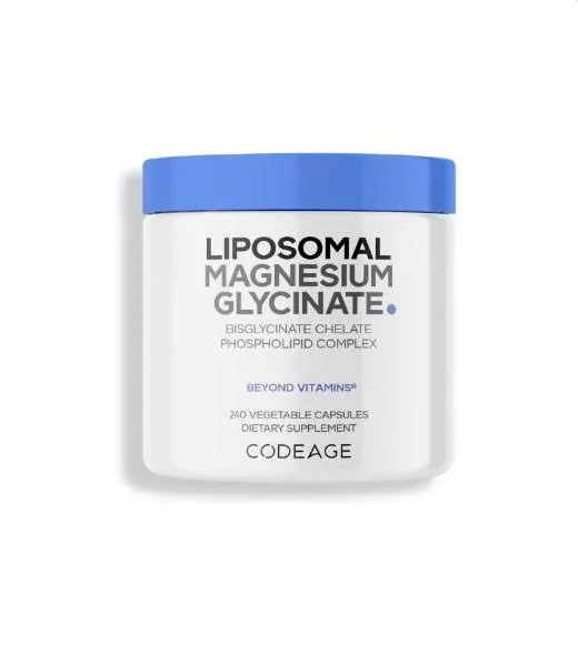 Codeage Liposomal Magnesium Glycinate - Viên uống bổ sung Magie 240 viên