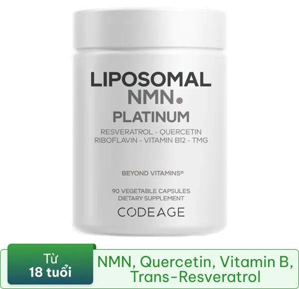 Codeage Liposomal NMN hỗ trợ tăng cường sức khỏe, giảm mệt mỏi lọ 90 viên