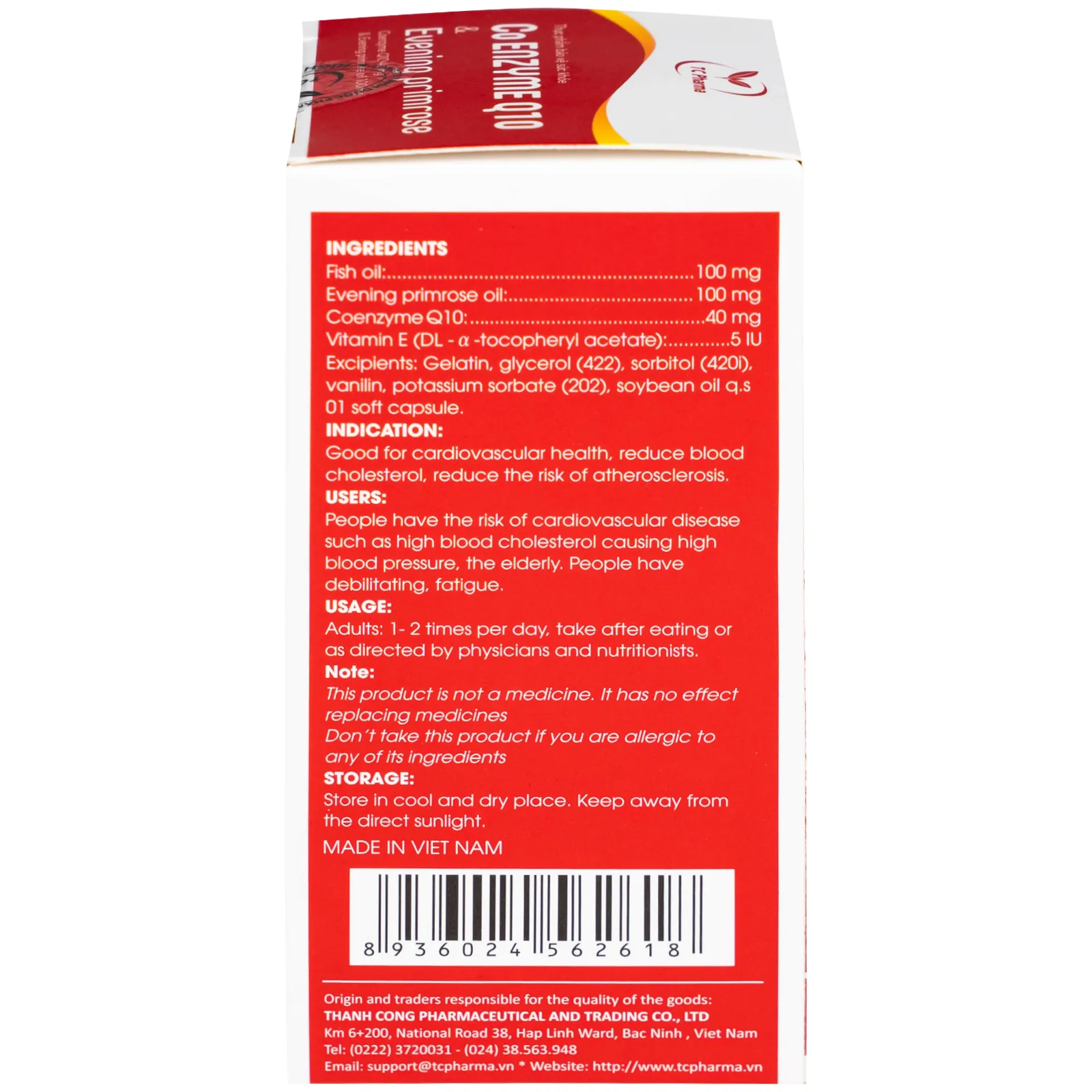 COENZYME Q10 THÀNH CÔNG 30V 8