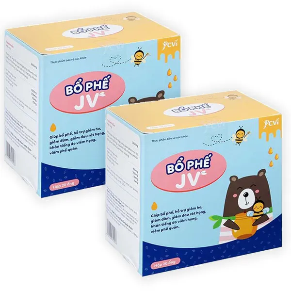 Combo 2 hộp Bổ Phế Jv 10ml hộp 20 ống