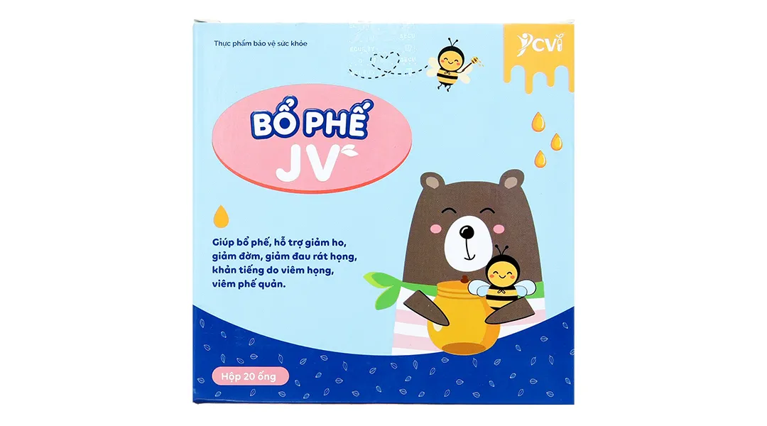 Combo 2 hộp Bổ Phế Jv 10ml hộp 20 ống 4