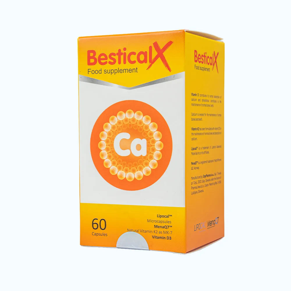 Combo 2 Hộp BESTICALX Bổ Sung Canxi D3 K2 Cho Trẻ Từ 8 Tuổi (Hộp 60 viên) 3