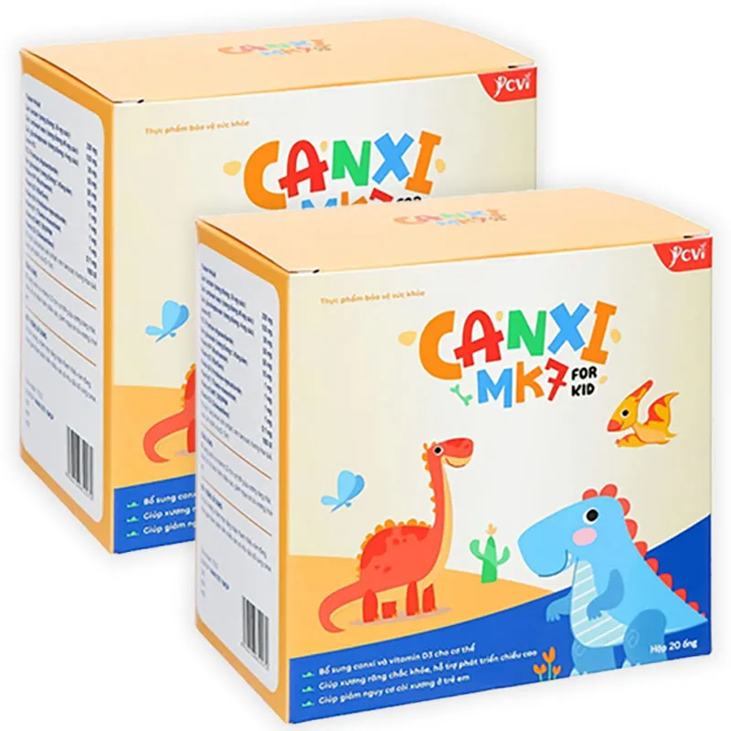 Combo 2 hộp Canxi MK7 for Kid hộp 20 ống x 10ml 2