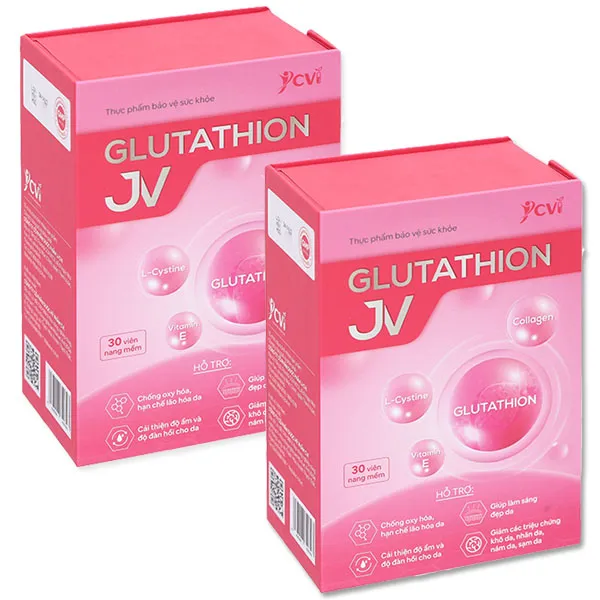 Combo 2 hộp Glutathion JV hộp 30 viên