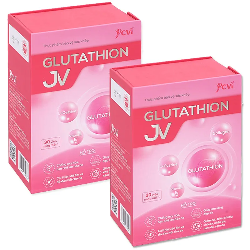 Combo 2 hộp Glutathion JV hộp 30 viên 2