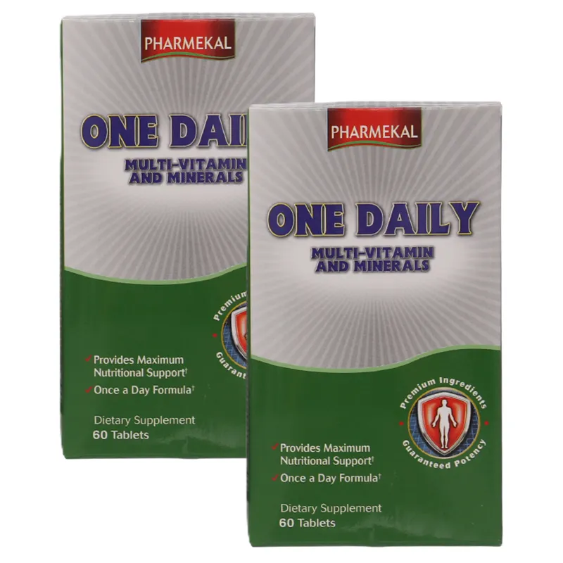 Combo 2 hộp One Daily Multivitamin Pharmekal hỗ trợ giúp bổ sung vitamin và khoáng chất hộp 60 viên 2