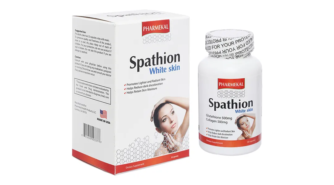 Combo 2 hộp Spathion hỗ trợ giúp chống lão hoá, làm đẹp da hộp 30 viên 3