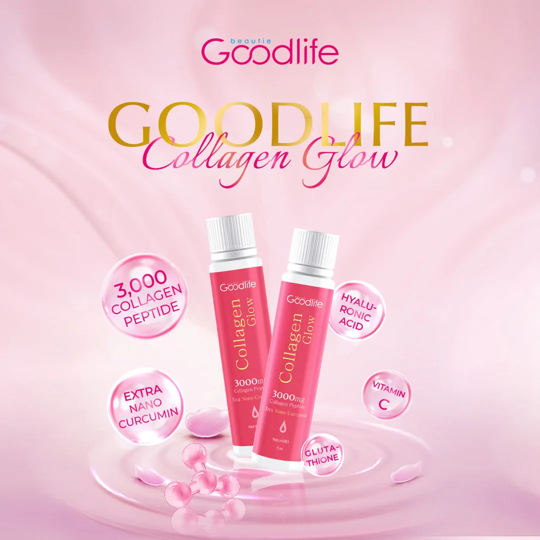 Combo 2 Thực Phẩm Bổ Sung Nước Uống Goodlife Collagen Glow 2