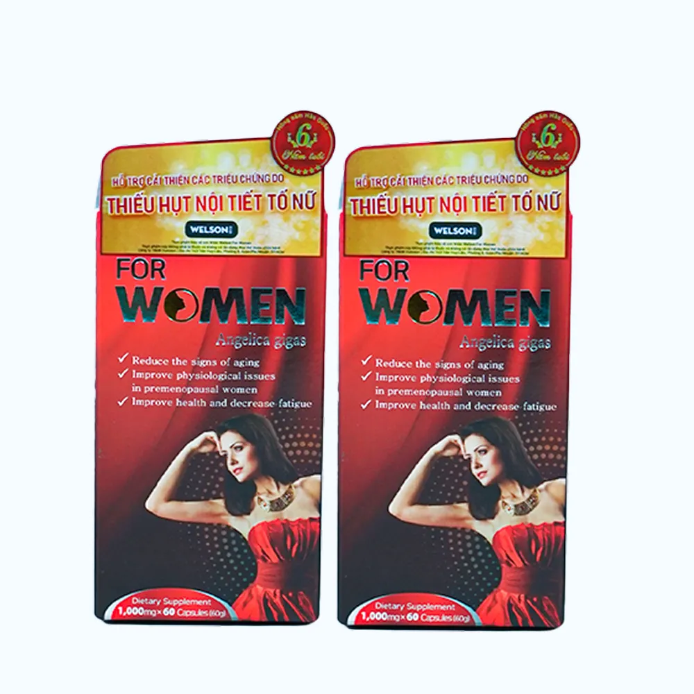 Combo 2 Viên uống Welson For Women hỗ trợ tăng cường sinh lý nữ (Lọ 60 viên) 2