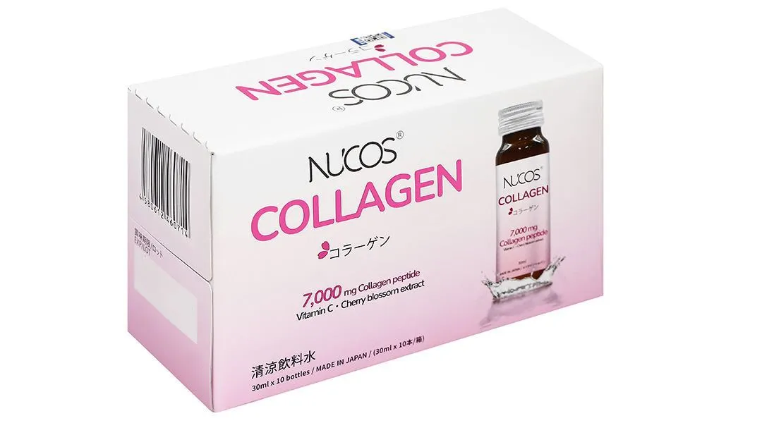 Combo 3 hộp nước uống Nucos Collagen 7000 bổ sung collagen, giúp da mịn màng 3