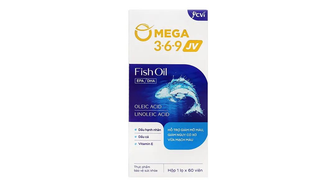 Combo 4 hộp Omega 3-6-9 JV lọ 60 viên 4