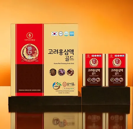 Combo N­ước Hồng Sâm Linh Chi Táo Đỏ Korea Red Ginseng Drink Gold