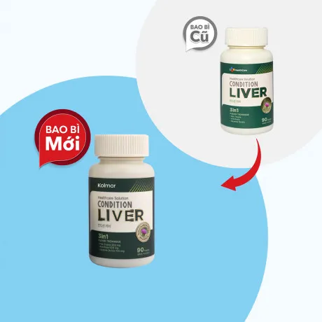 Condition Liver (hộp 90 viên) giúp giải độc gan và bảo vệ gan 3