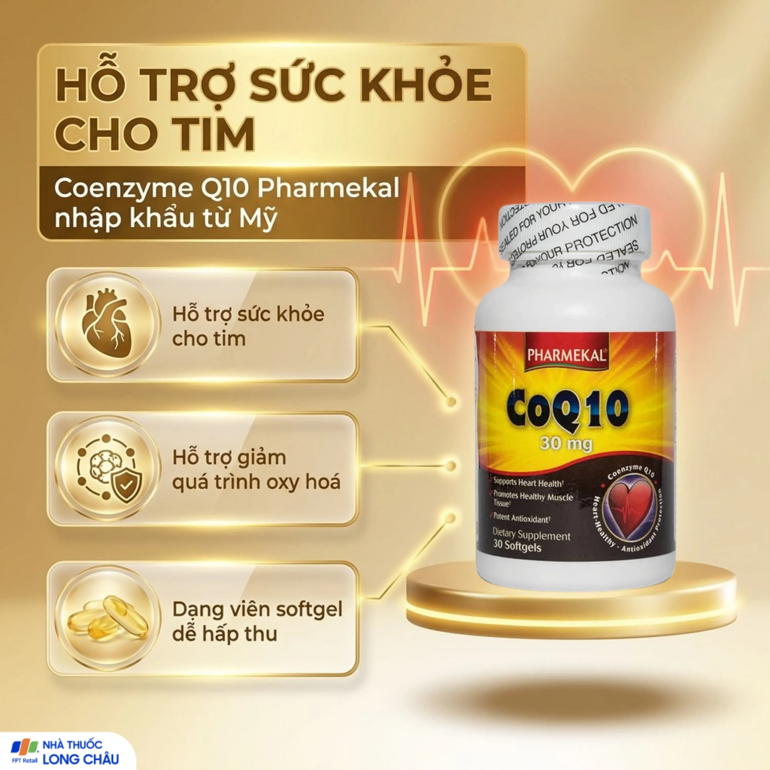 COQ10 PHARMEKAL 30V 2