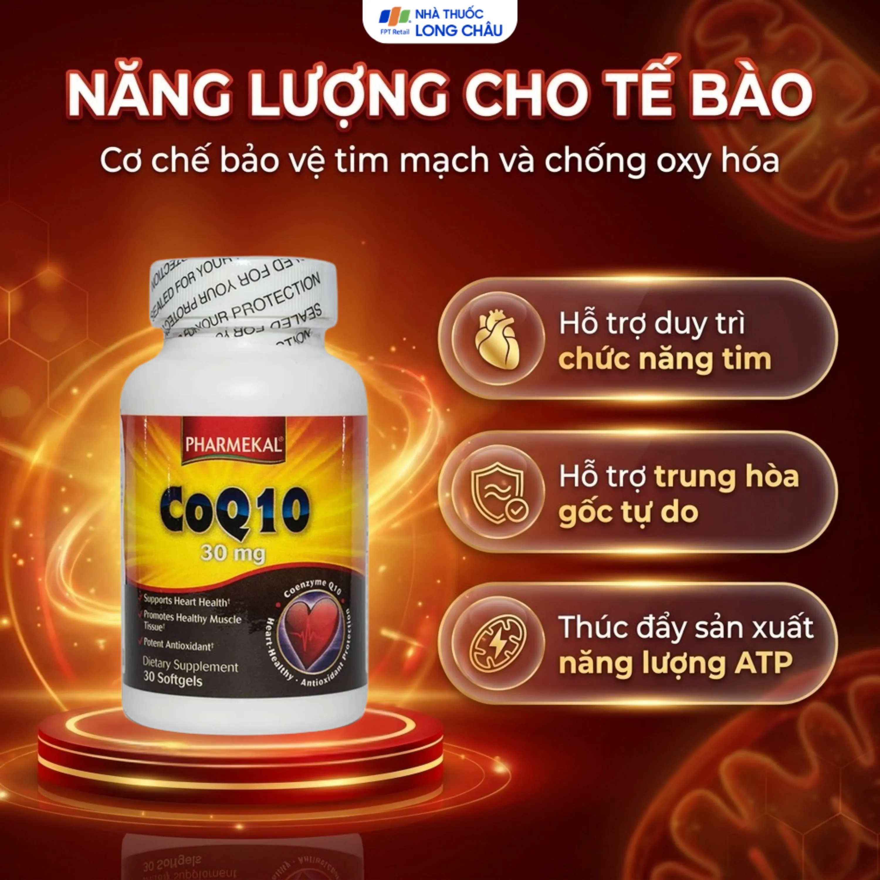 COQ10 PHARMEKAL 30V 3