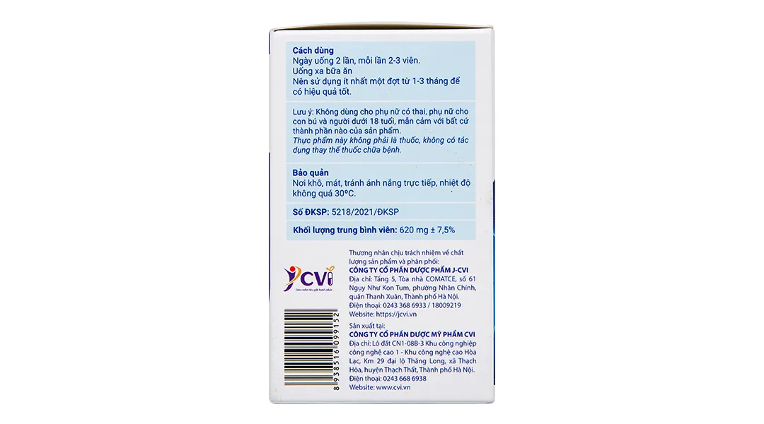 Dưỡng Khớp Kawa hộp 60 viên 6