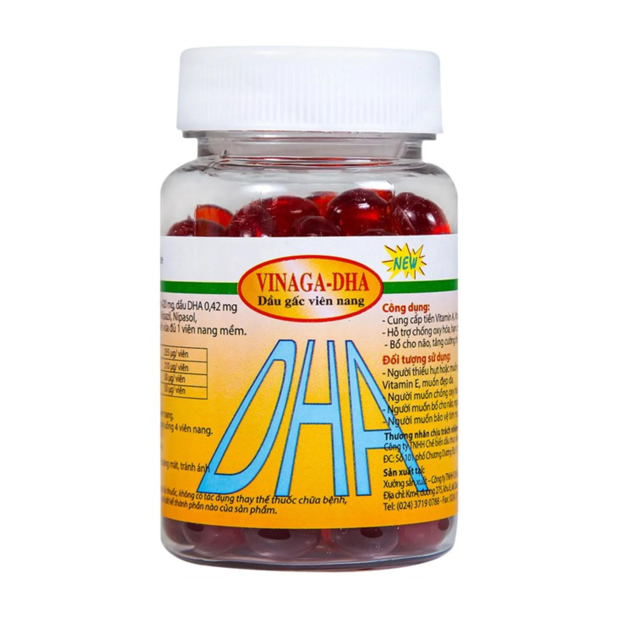 Dầu gấc viên nang Vinaga-DHA: Bổ sung DHA, chống lão hóa, tăng cường thị lực 6