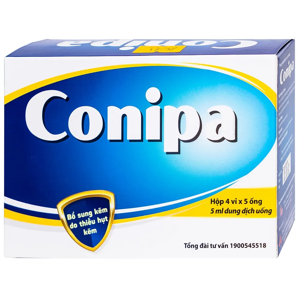 DUNG DỊCH BỔ SUNG KẼM CONIPA CPC1 HÀ NỘI 4X5 ỐNG 5ML