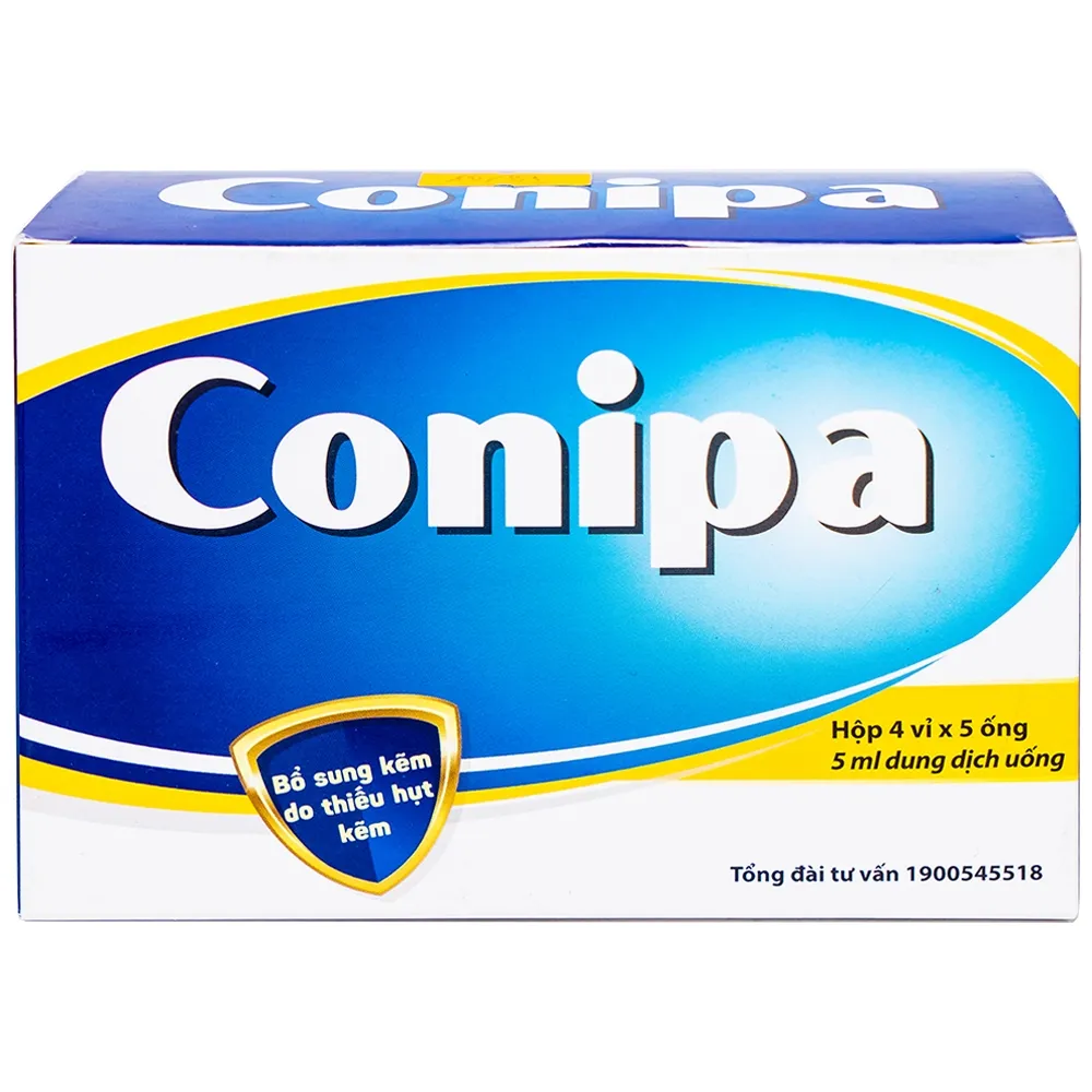 DUNG DỊCH BỔ SUNG KẼM CONIPA CPC1 HÀ NỘI 4X5 ỐNG 5ML 3